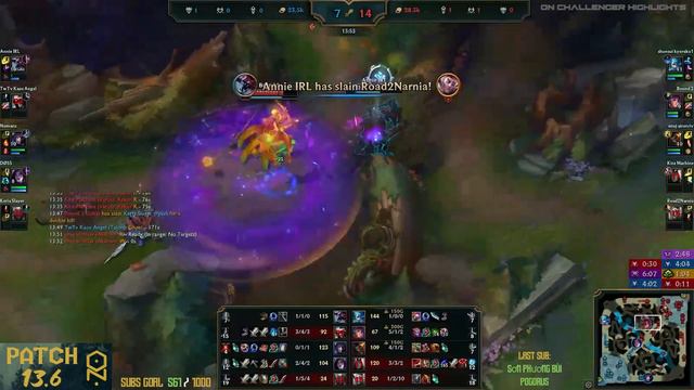 EUW Challenger Match #619 Patch 13.6 [GAL Nomanz, EINS Smiley, G2 Mikyx, GO - Ragner, KOI - Comp] смотреть онлайн