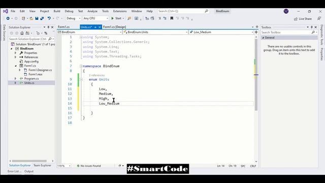 How to bind an enum to a ComboBox control | C sharp tutorial | Windows Form смотреть онлайн