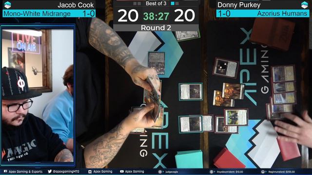 Mono-White Midrange vs Azorius Humans | Round 2 | Pioneer 2-Slot RCQ смотреть онлайн