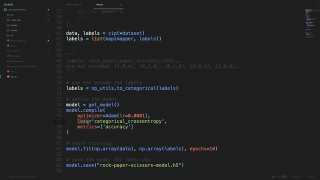 Create a Rock Paper Scissors AI | Keras and OpenCV | Tutorial | Python смотреть онлайн