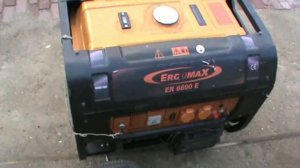 Генератор Бензиновый ERGOMAX ER6600 E Обзор