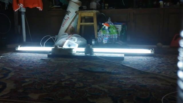 Лампа дневного света 2х36Вт - Fluorescent lamp tube 2x36w inductive смотреть онлайн
