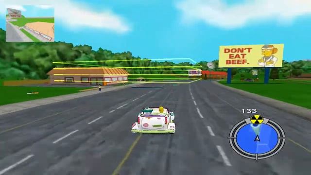 Simpsons Hit & Run Road Rage Returns Mod Part 1 смотреть онлайн
