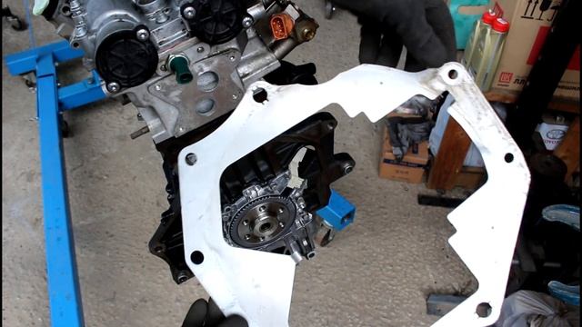 Ремонт двигателя 8 часть на Volkswagen Scirocco 1,4 Фольксваген Сирокко 2012 г смотреть онлайн