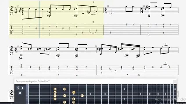 Piaf, Edith L'Hymne A L'Amour ( GTP fingerstyle guitar tabs ) смотреть онлайн