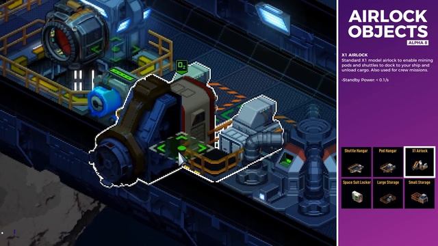 Space Haven Guide: Airlock and Storage Build Menu (Alpha 8) смотреть онлайн