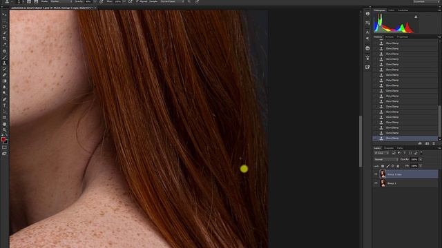 Ретушь волос (Lighten/Darken) смотреть онлайн