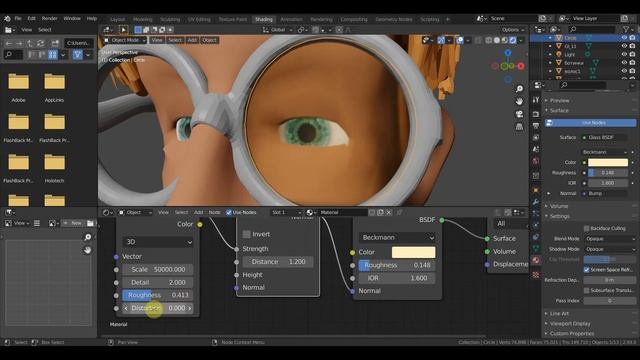 BLENDER 2.93 Майло Теч обзор модели и настройка стекол смотреть онлайн