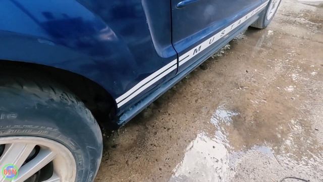 Water Sloshing In Ford Mustang Convertible Body Panel Fix смотреть онлайн