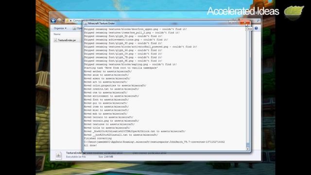 Minecraft - How to Convert Texture Pack to Resource Pack смотреть онлайн