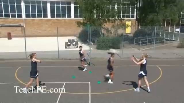 Netball Drill - Shooting - Free for Ball - Circle Rotation 1 - Lvl 2 смотреть онлайн