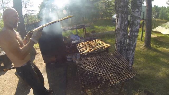 Горячее копчение рыбы смотреть онлайн