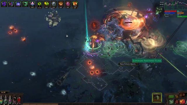 Path of Exile [3.19] Dancing Dervish Occultist RED vs. My EXP routine смотреть онлайн