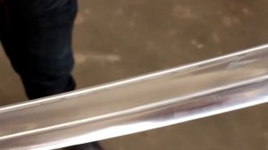 Производитель "Назаров и Калибр" представляет кованый клинок после рубки медной трубки