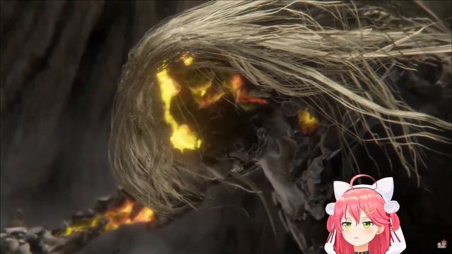 Miko meets the final boss of the Elden Ring for the first time смотреть онлайн