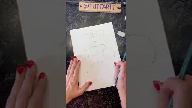 Рисуем Девушку в шляпе. Часть1 смотреть онлайн