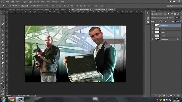 PHOTOSHOP TUTORIAL: SERBIAN GTA 5 WALLPAPER смотреть онлайн
