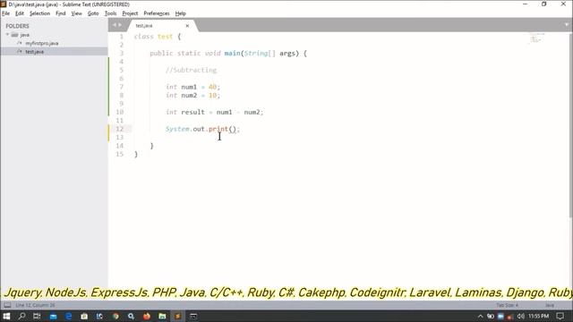 Java Programs Part-07 | Subtraction | Operators смотреть онлайн