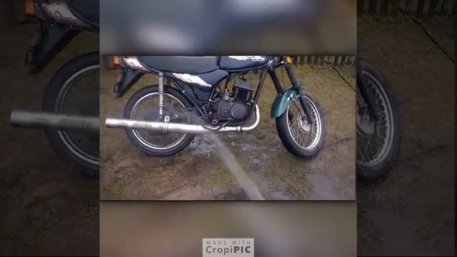 Деревеская мойка мотоцикла. смотреть онлайн
