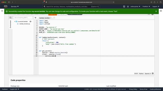 AWS Secrets Manager and Lambda смотреть онлайн