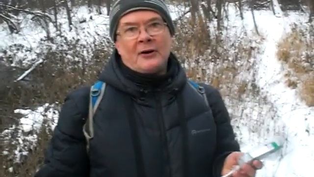 Цезиевоë загрязнение места впадения речки Ольховка в Пышму - до 1 мкЗв/ч (2) смотреть онлайн