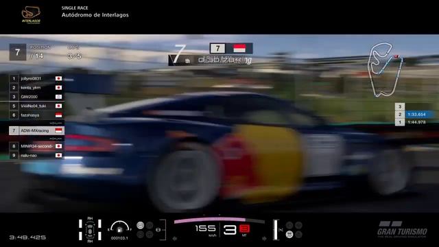 GT Sport Asia - Hyundai Genesis Gr.3 // Autodromo de Interlagos // Broadcast Replay смотреть онлайн