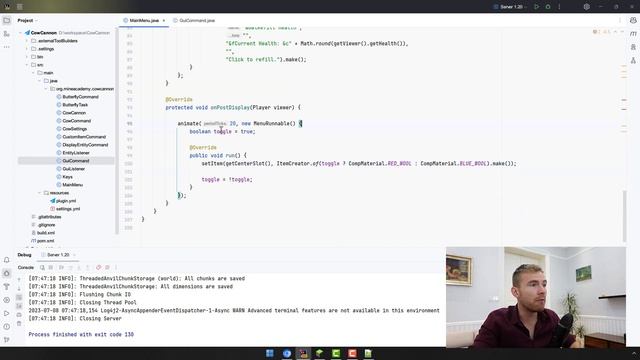Ep12. GUI Menus (ADVANCED) (2/2) - Minecraft Plugin Development смотреть онлайн