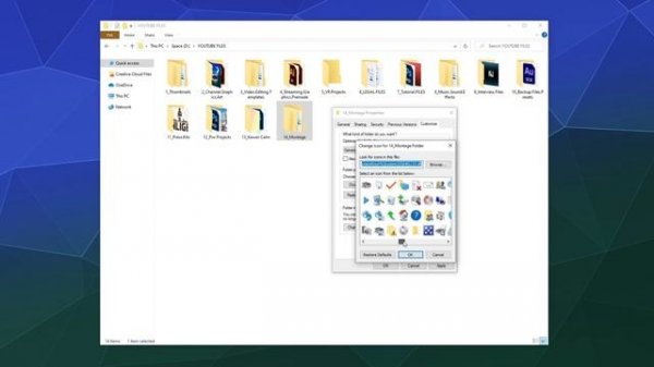 How to CUSTOMIZE Folder Icons in Windows 10 File Explorer