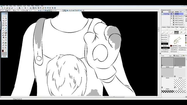 Рисую мангу. "Дар от Боженьки"-1 ч. Manga Studio смотреть онлайн