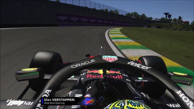 Max Verstappen OnBoard - 2021 Brazilian Grand Prix - Assetto Corsa смотреть онлайн