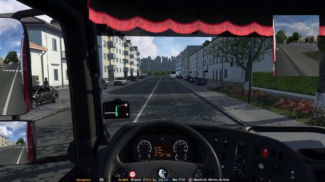 ETS2 1.47 - Kamaz 5490 Neo 476cv - Dynamite (17T) from Briansk (RU) to Cherkasy (UA) смотреть онлайн