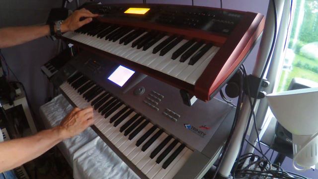 Korg Trinity Plus & Korg Karma song Tension Moment 17.7.2021 смотреть онлайн