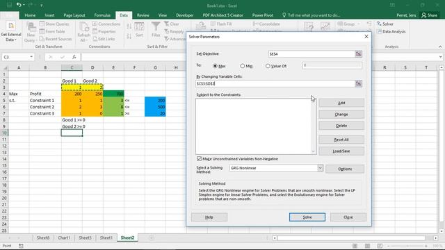 Excel - Linear Optimization Problems with Solver смотреть онлайн