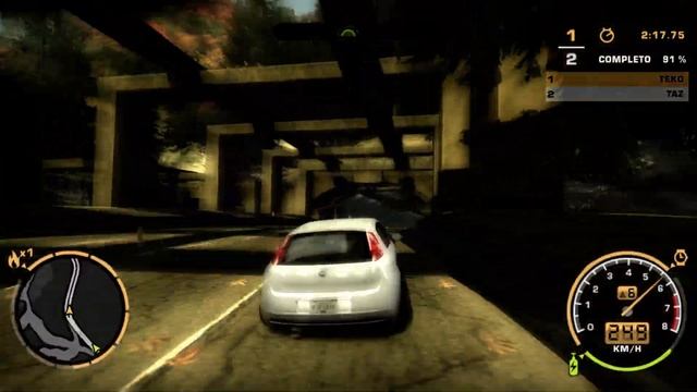 NFS Most Wanted - Ordinary Fiat Punto vs All Bosses (#14 Taz) смотреть онлайн