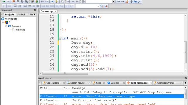 7.2 自引用、成员函数重载运算符Self-referencing, member function overloaded operator смотреть онлайн