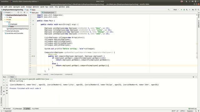 How to sort by two fields in Java : Java Interview Question || Java 8 made it super easy. смотреть онлайн