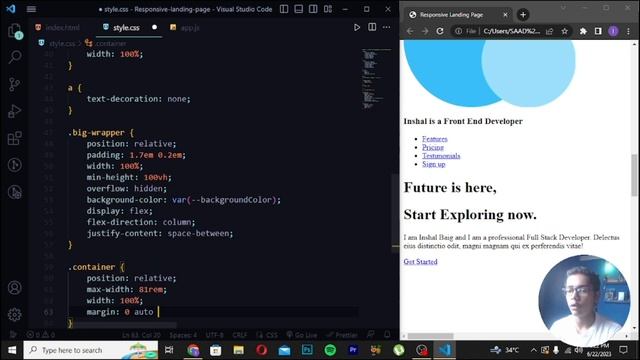 Build Responsive Landing Page Using React.js And Tailwind CSS | Landing Page In React.js смотреть онлайн