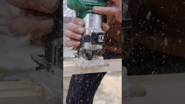Metabo HPT cordless trim router in action #slowmotion смотреть онлайн