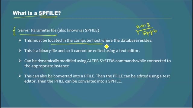 What is a SPFILE? - Database Tutorial 32 смотреть онлайн