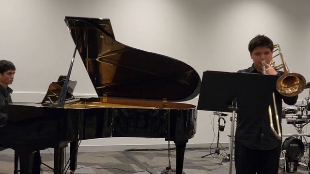 Ferdinand DAVID - "Concertino for Trombone, Op.4" (II & III) | Soloist: Elijah Baker | смотреть онлайн