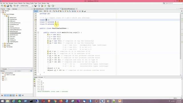Core_Java_12 - Java typecasting & instanceof operator смотреть онлайн