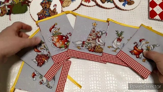 Новогодние украшения. Вышивка (2 часть зимне-новогодней коллекции) смотреть онлайн