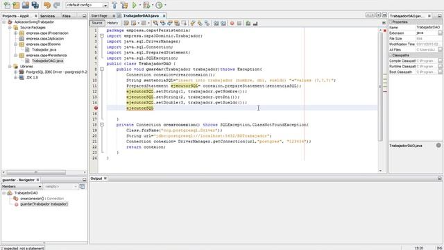CONECCION DE POSTGRESQL Y NETBEANS-RegistroTrabajador смотреть онлайн