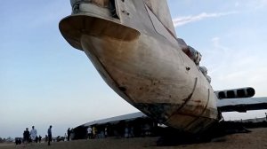 Небольшой обзор Про Огромный Самолет (Экраноплан) «Лунь» в Дагестане