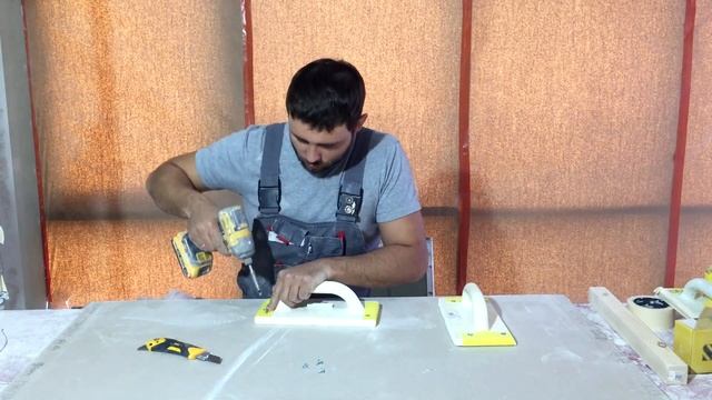 Шлифуем шпаклевку правильно. Терка Корчуганова. Ровные стены. смотреть онлайн