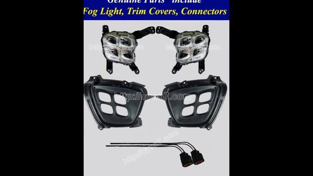 2015~2018 KIA Sorento LED Fog Light Lamp, Trim Covers, Connectors смотреть онлайн