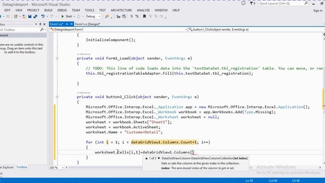 How to export datagridview to excel in c# windows application смотреть онлайн