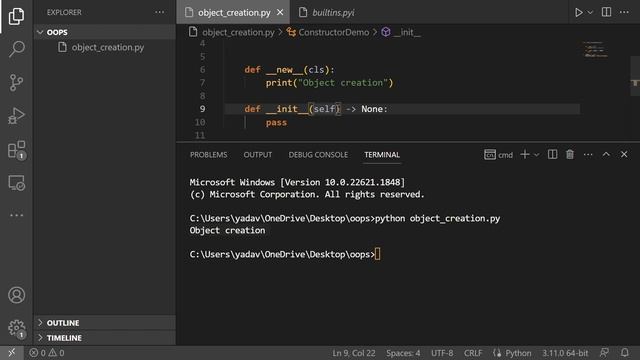 Python Constructors: Creating Objects with new Method смотреть онлайн