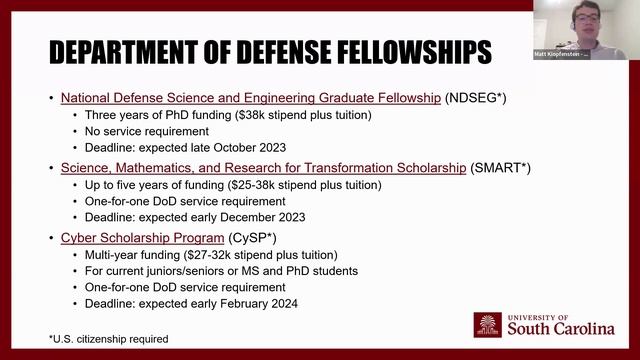 STEM Graduate Fellowships Information Session смотреть онлайн