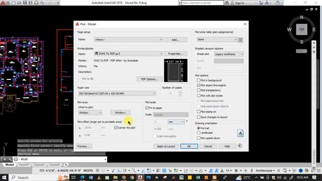 How to Convert a DWG File into PDF. | AutoCAD to PDF. смотреть онлайн